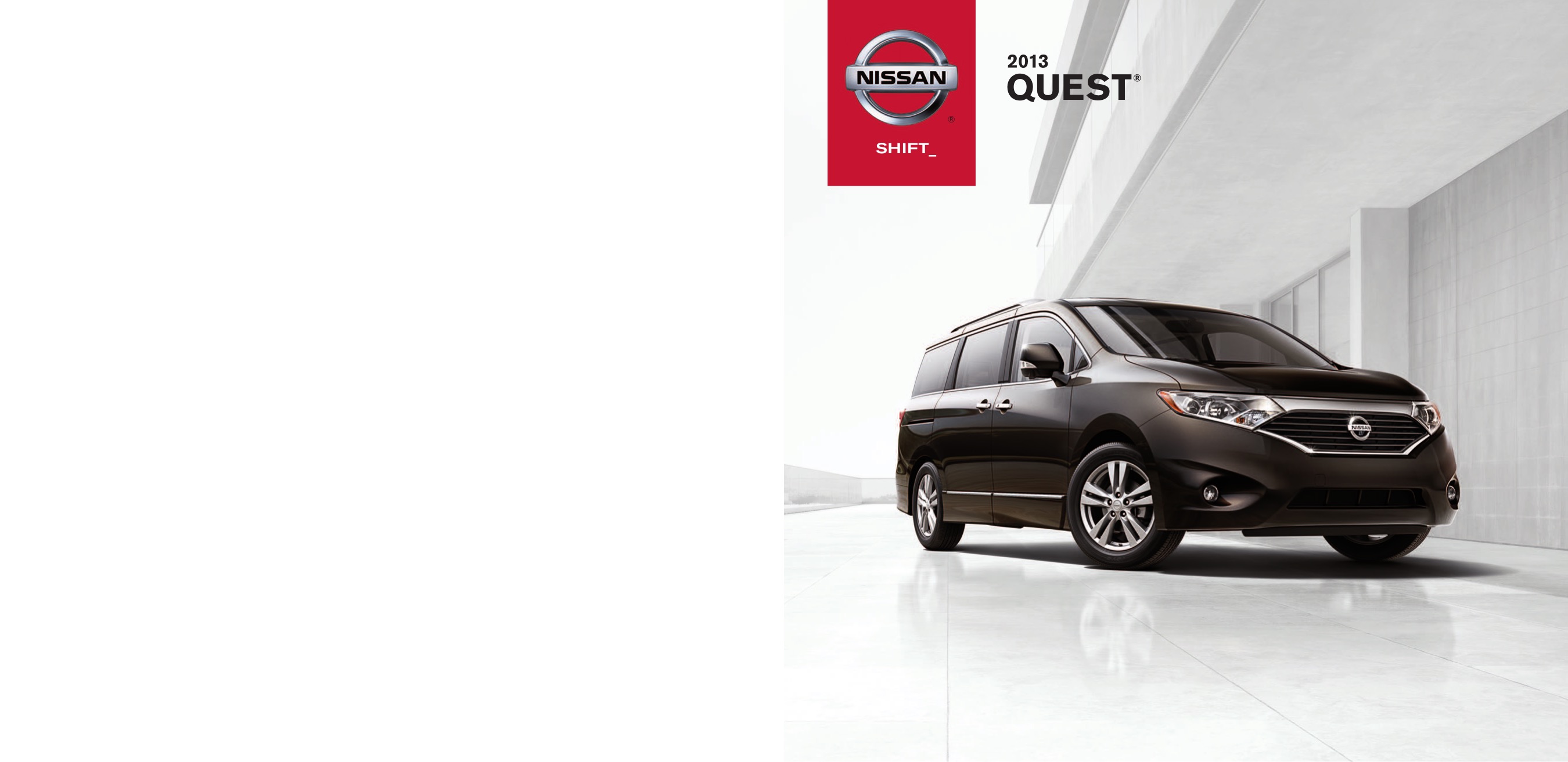 2013 Nissan Quest Brochure